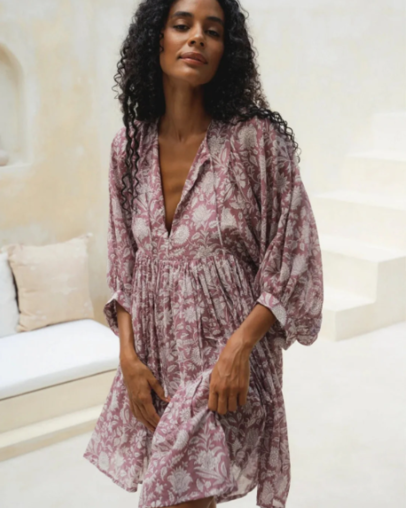 LOURI – BOHEMIAN FLORAL DRESS