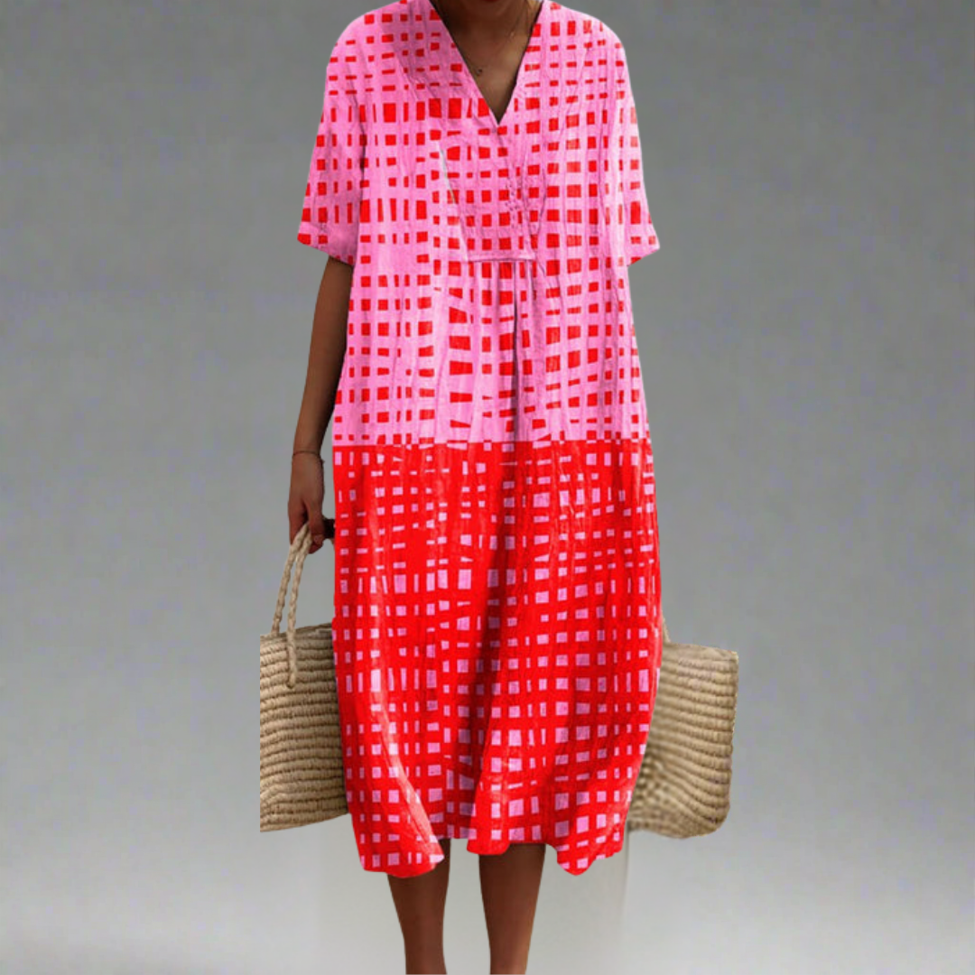 Roosmarijn | Checked Dress