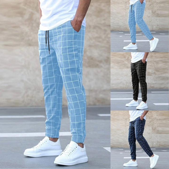 TIZIANO™|CHECKERED JOGGER PANTS