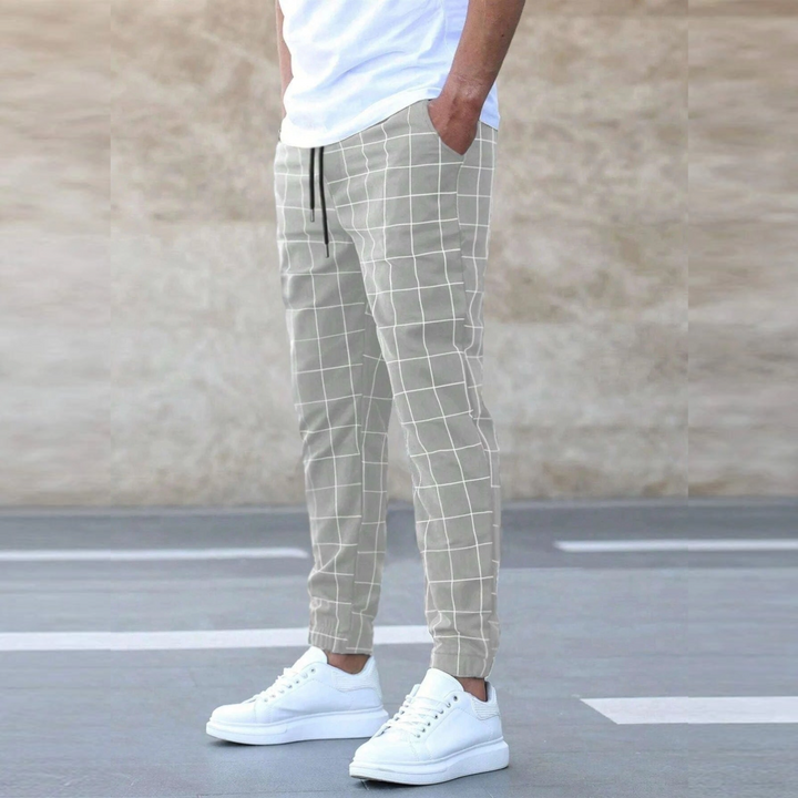 TIZIANO™|CHECKERED JOGGER PANTS