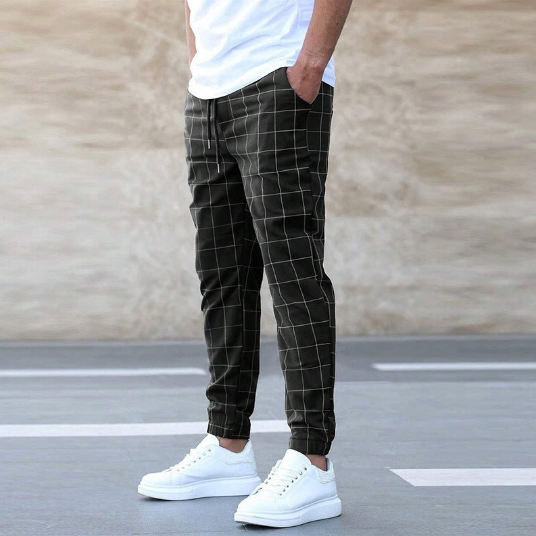 TIZIANO™|CHECKERED JOGGER PANTS
