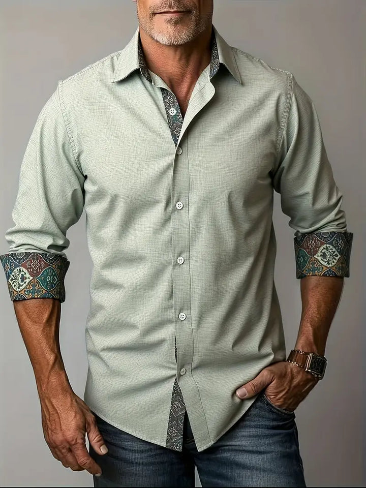 Lorenzo – Shirt with Contrast Details