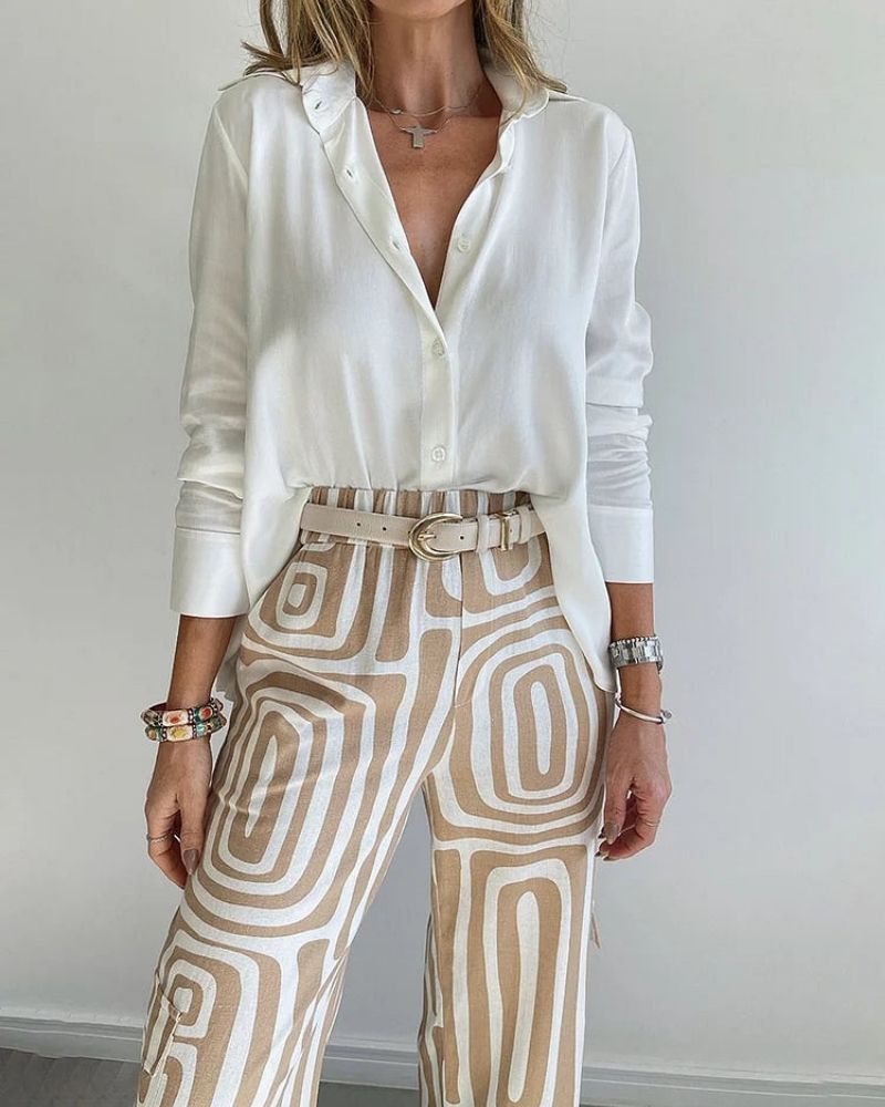 CANDELA - 2 PIECE SET SHIRT AND PANTS