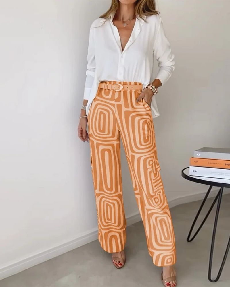 CANDELA - 2 PIECE SET SHIRT AND PANTS