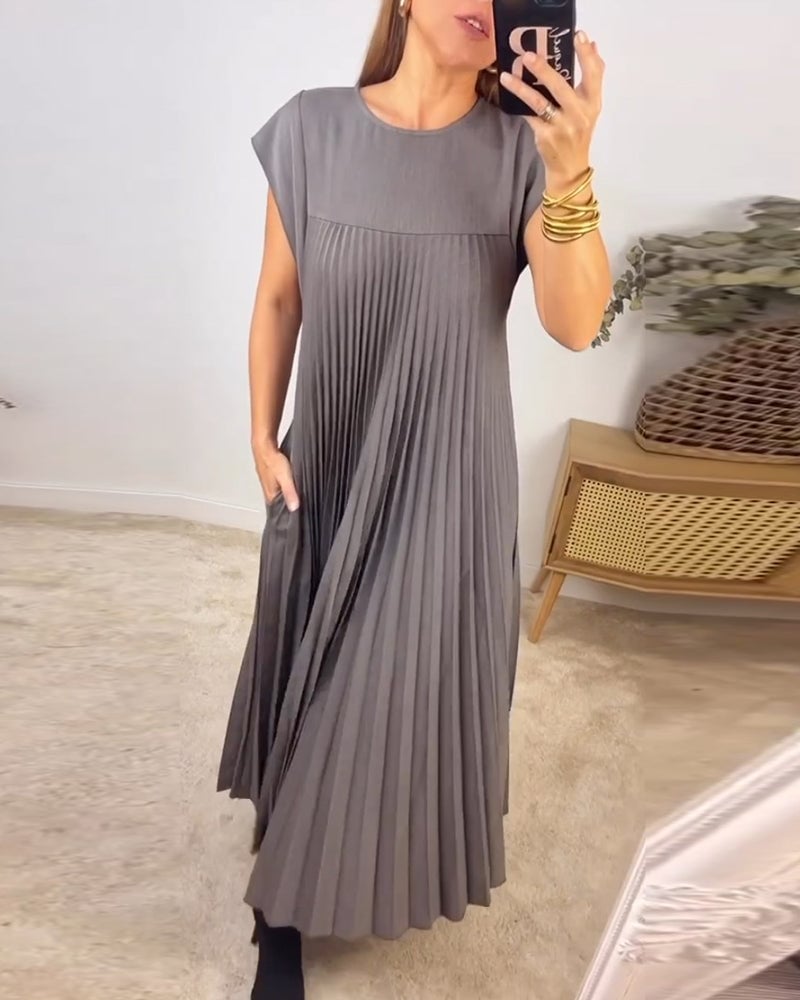 Jolienne Pleated Midi Dress