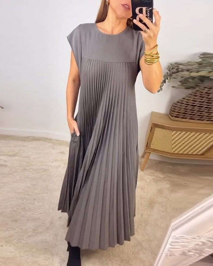 Jolienne Pleated Midi Dress