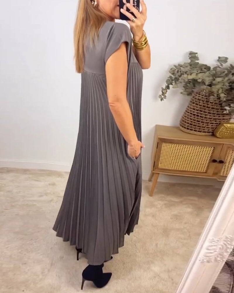 Jolienne Pleated Midi Dress