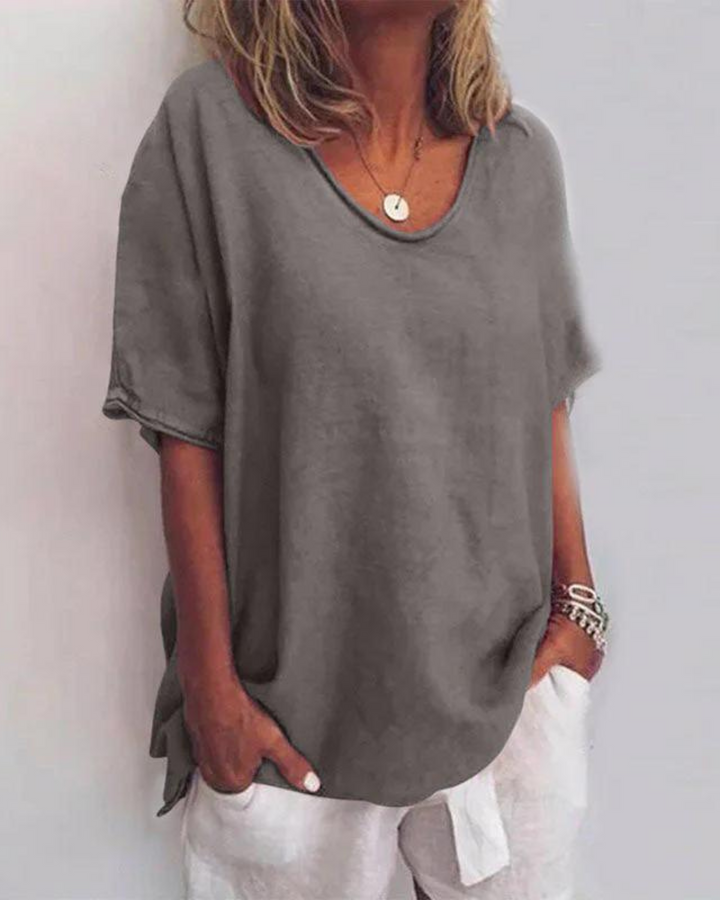 BEA - COMFORTABLE AND LOOSE BLOUSE