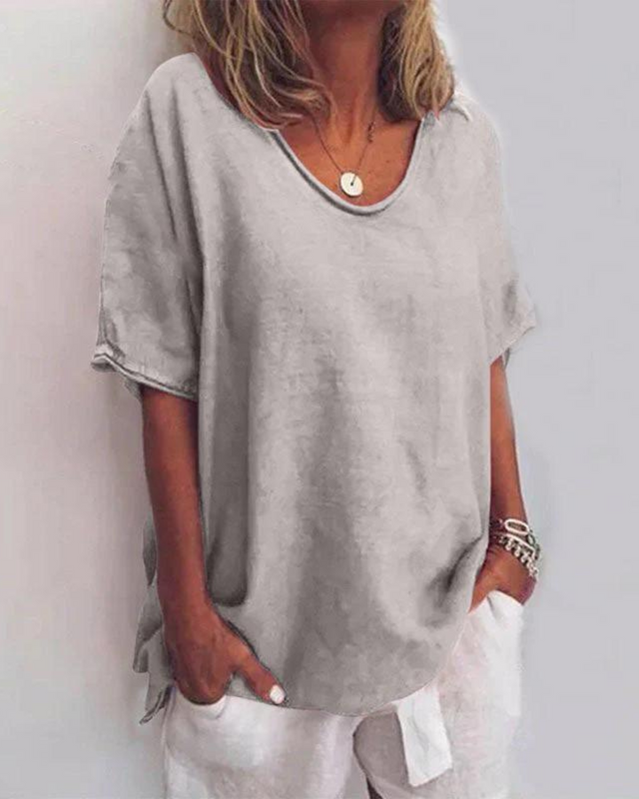 BEA - COMFORTABLE AND LOOSE BLOUSE