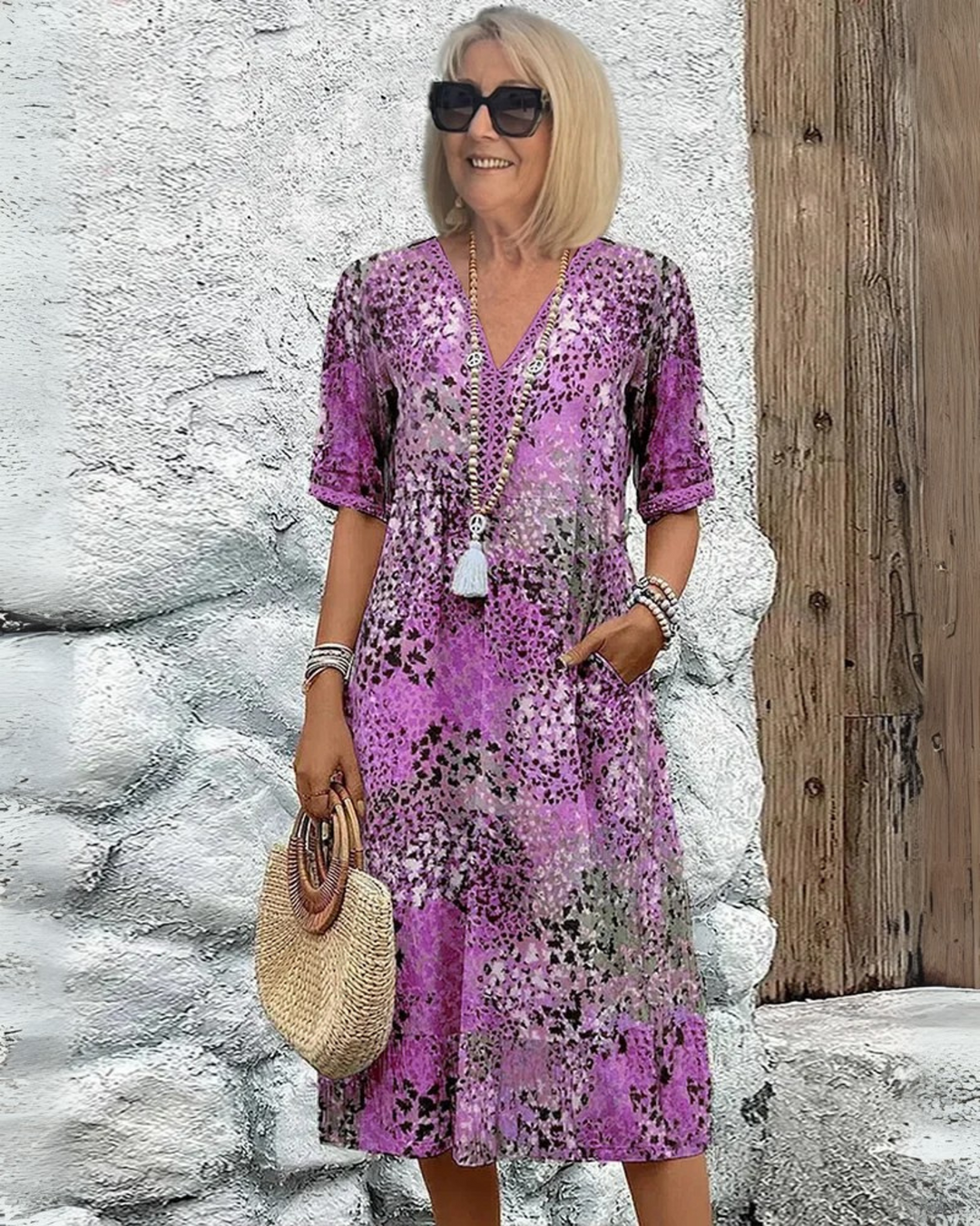 SKYE - VIBRANT MIDI DRESS