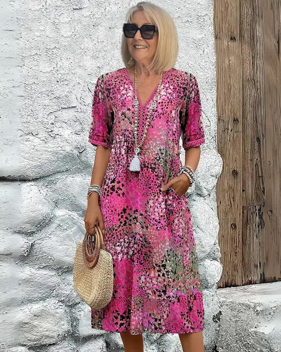 SKYE - VIBRANT MIDI DRESS