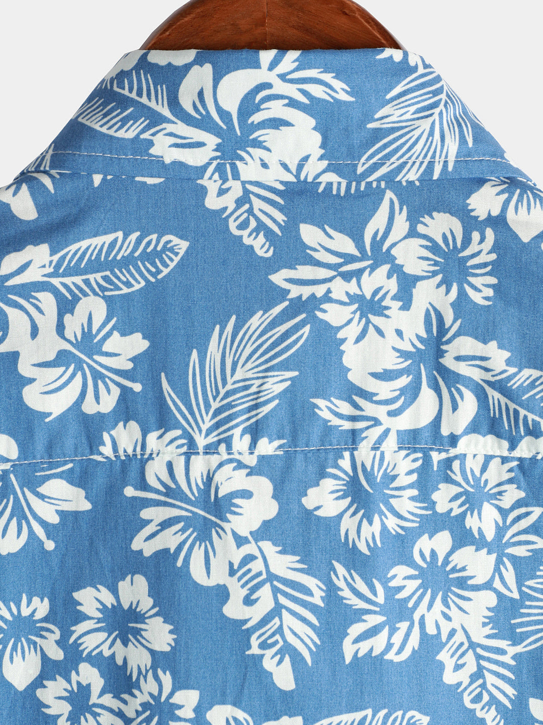 Short Sleeve Hawaiian Shirt with Floral Print