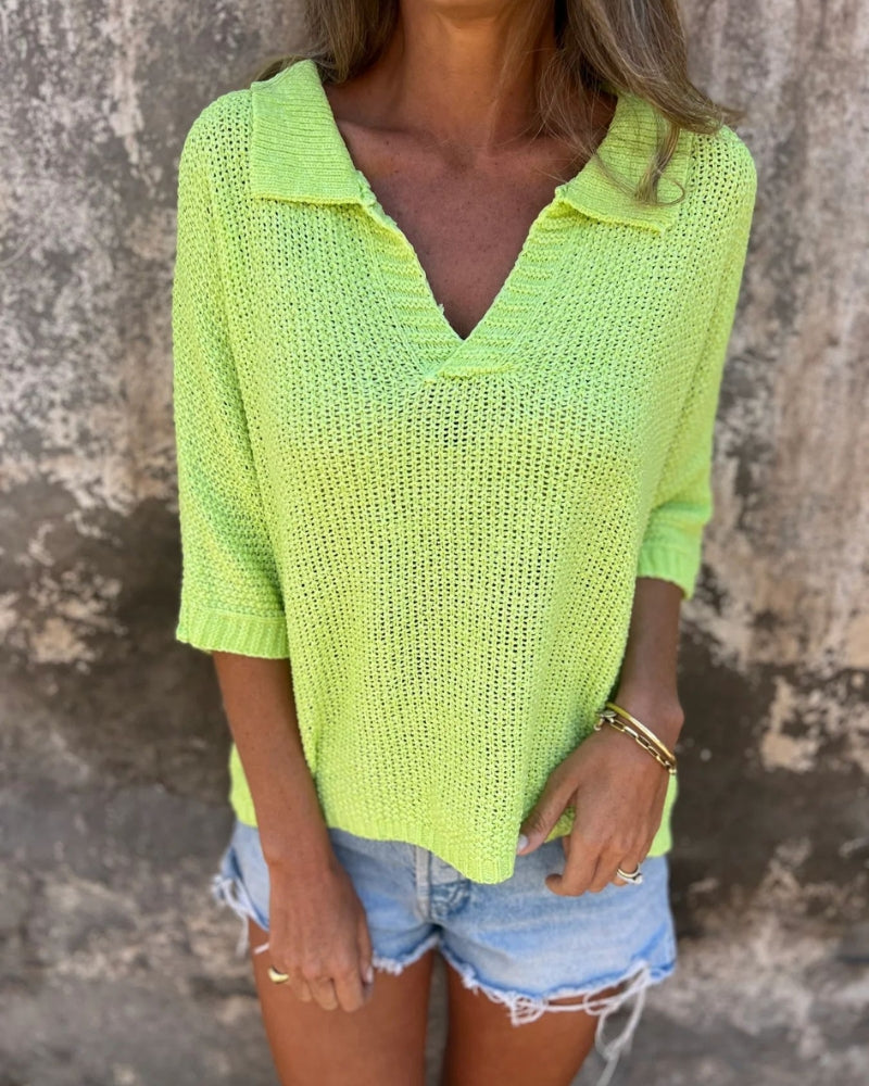 GARIELE - BOHEMIAN KNIT TOP