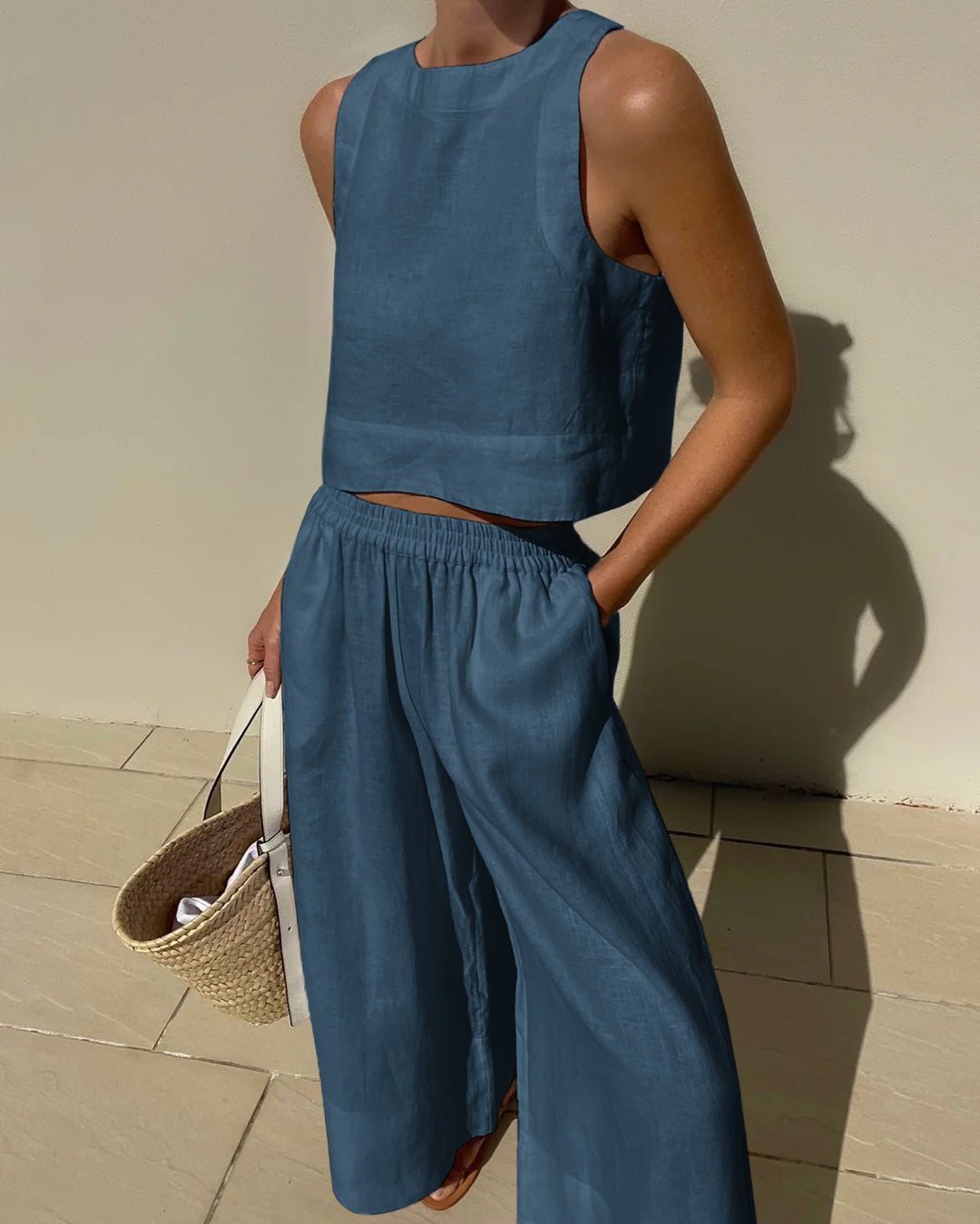 Sofia™ – Two-Piece Linen Set
