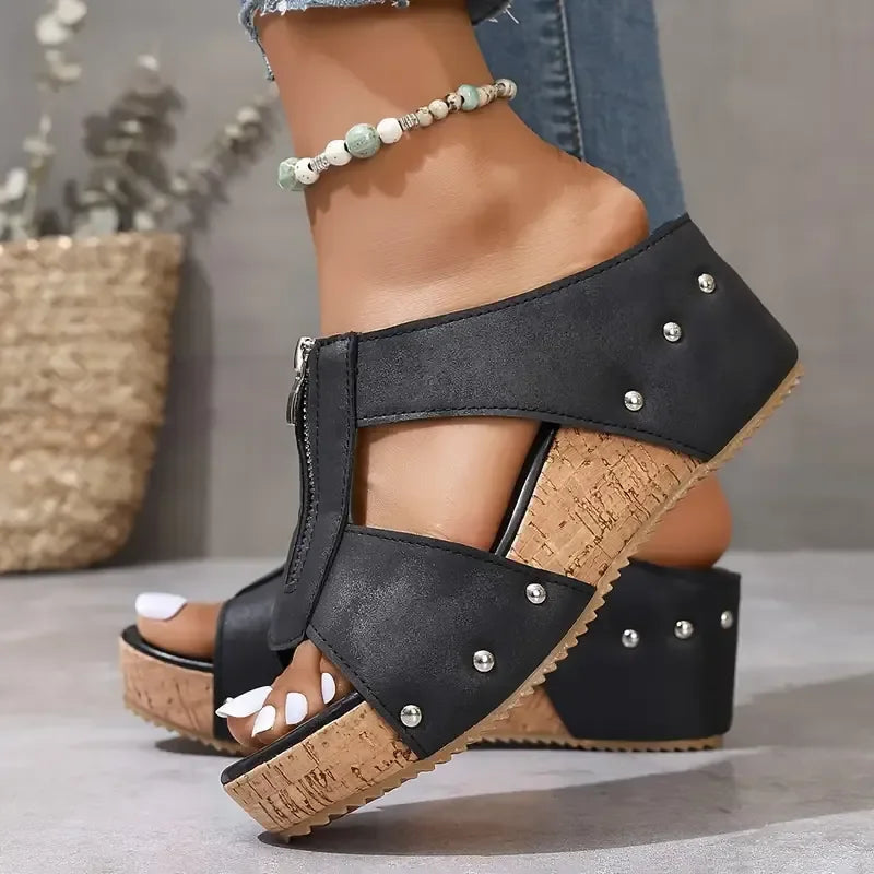 Laura - Orthopedic Wedge Sandals