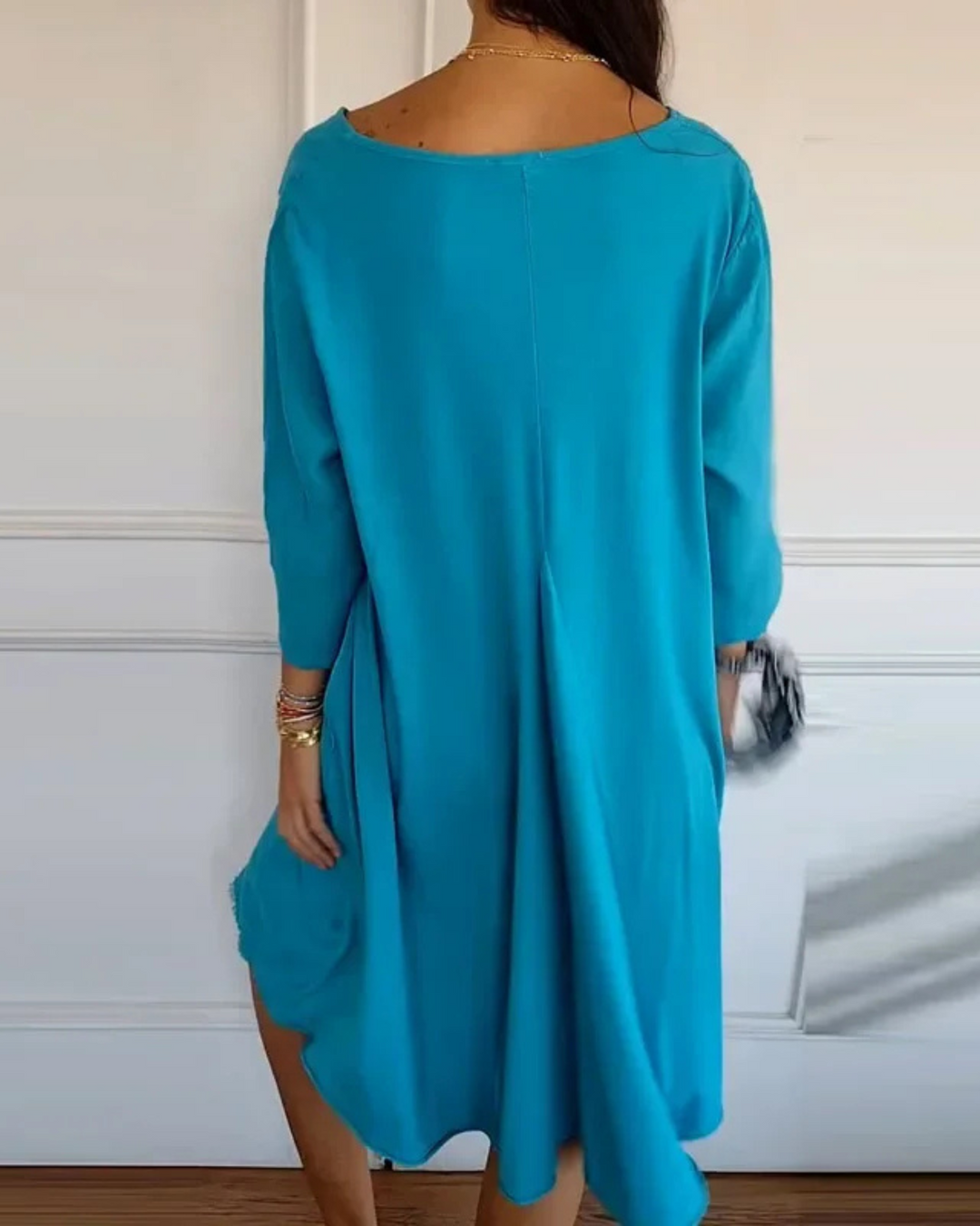 TERESA - COMFORT DRESS WITH 3/4 SLEEVES