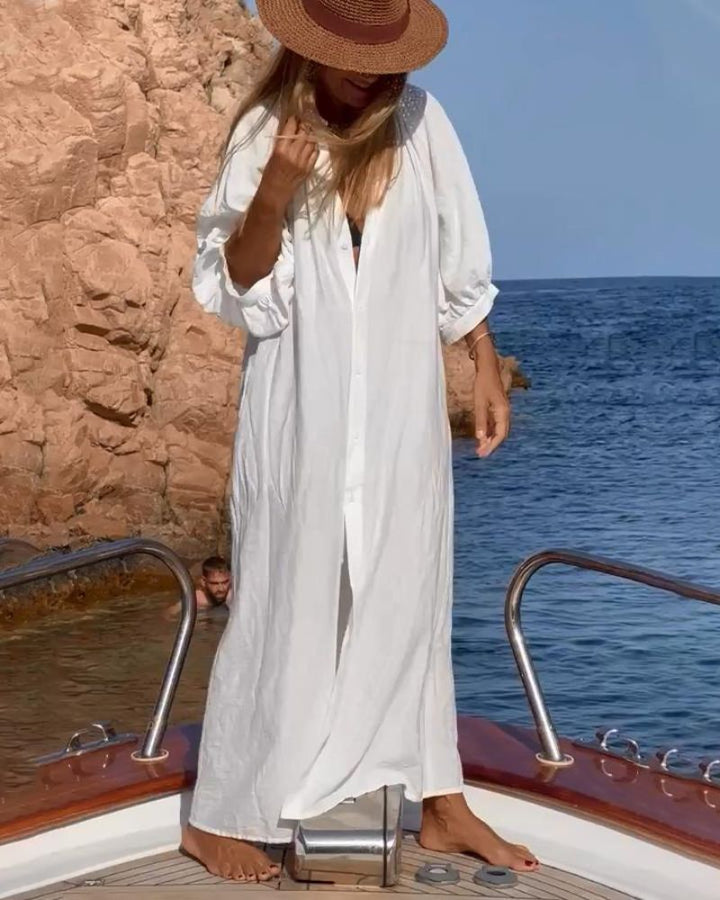 MIRANDA - COMFORTABLE COTTON DRESS