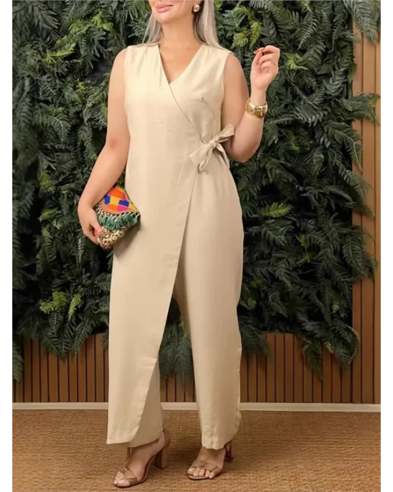 DERESA - VERSATILE JUMPSUIT WITH ADJUSTABLE WAIST