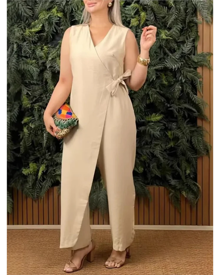 DERESA - VERSATILE JUMPSUIT WITH ADJUSTABLE WAIST