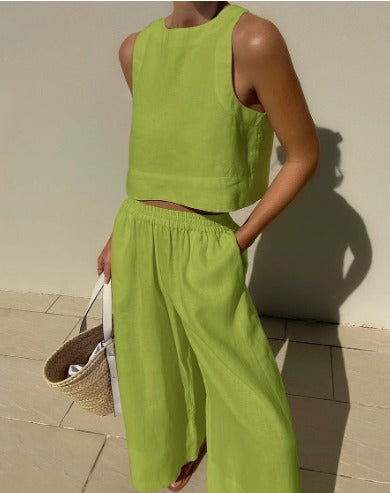 Sofia™ – Two-Piece Linen Set