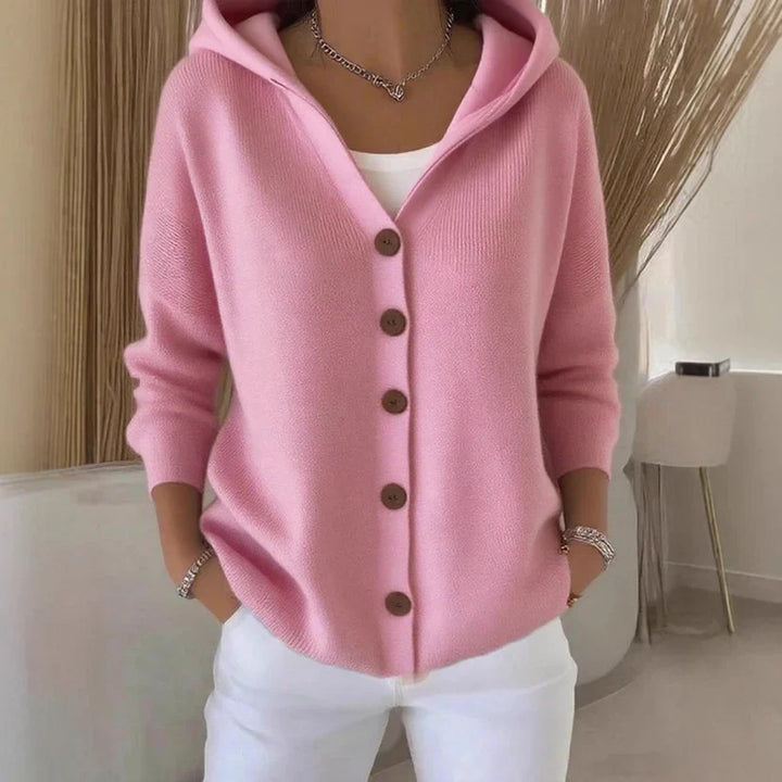 Gelsa Soft Knit Hooded Cardigan