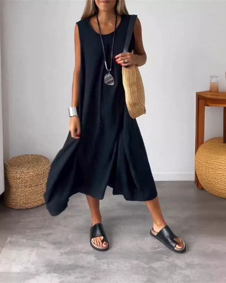 BLOME – MIDI SLEEVELESS BOHO DRESS