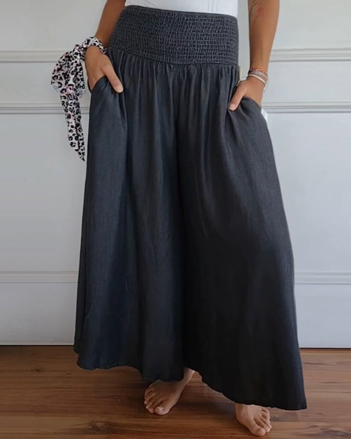 DANSA - COMFORTABLE PANTS WITH ELASTIC WAIST