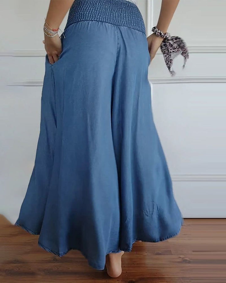 DANSA - COMFORTABLE PANTS WITH ELASTIC WAISTBAND