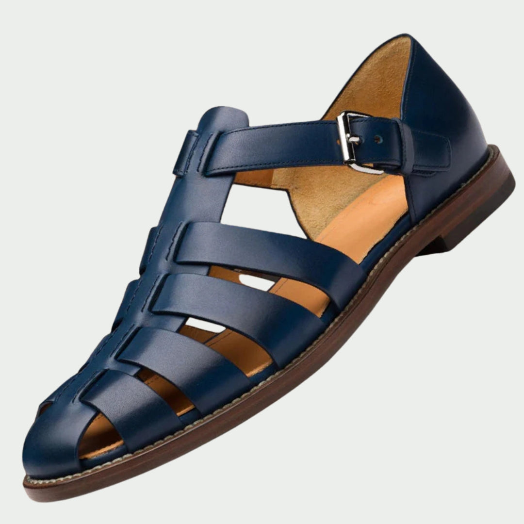GIORDANO|LEATHER GLADIATOR SANDALS