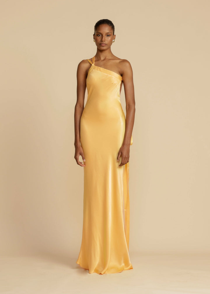 Inés - Elegant Golden Dress