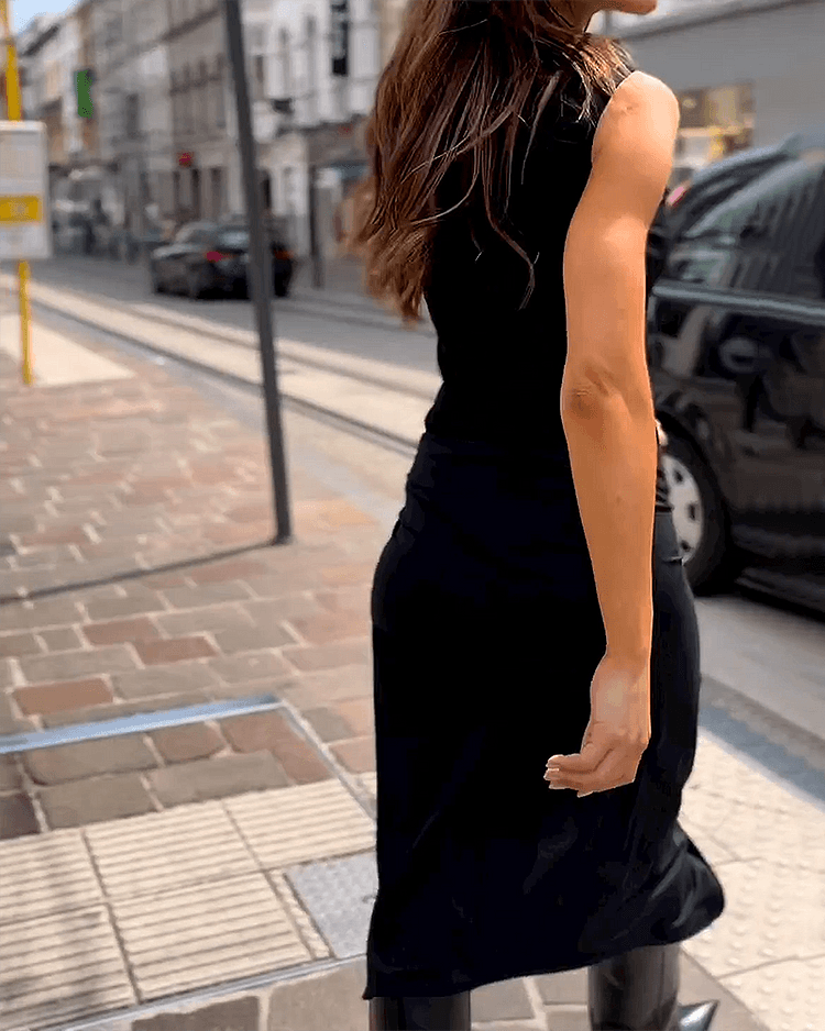 Aitana - Long sleeveless dress