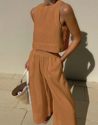 Sofia™ – Two-Piece Linen Set