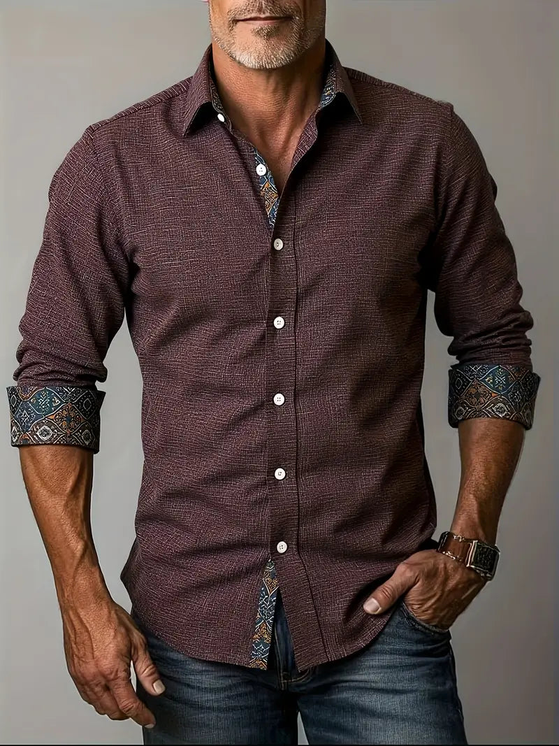 Lorenzo – Shirt with Contrast Details