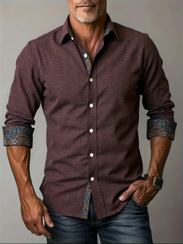 Lorenzo – Shirt with Contrast Details