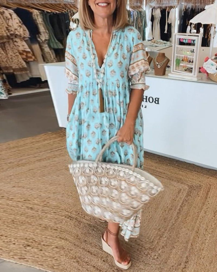 HILEY – CASUAL DRESS WITH PRINT