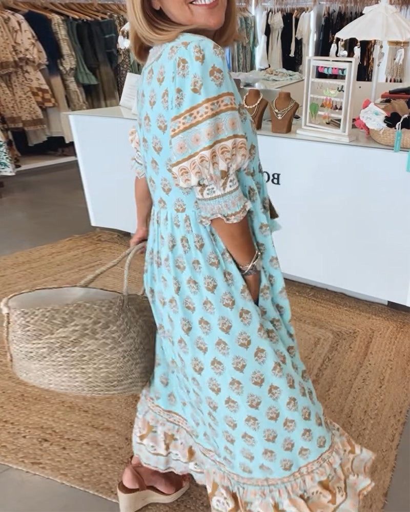 HILEY – CASUAL DRESS WITH PRINT