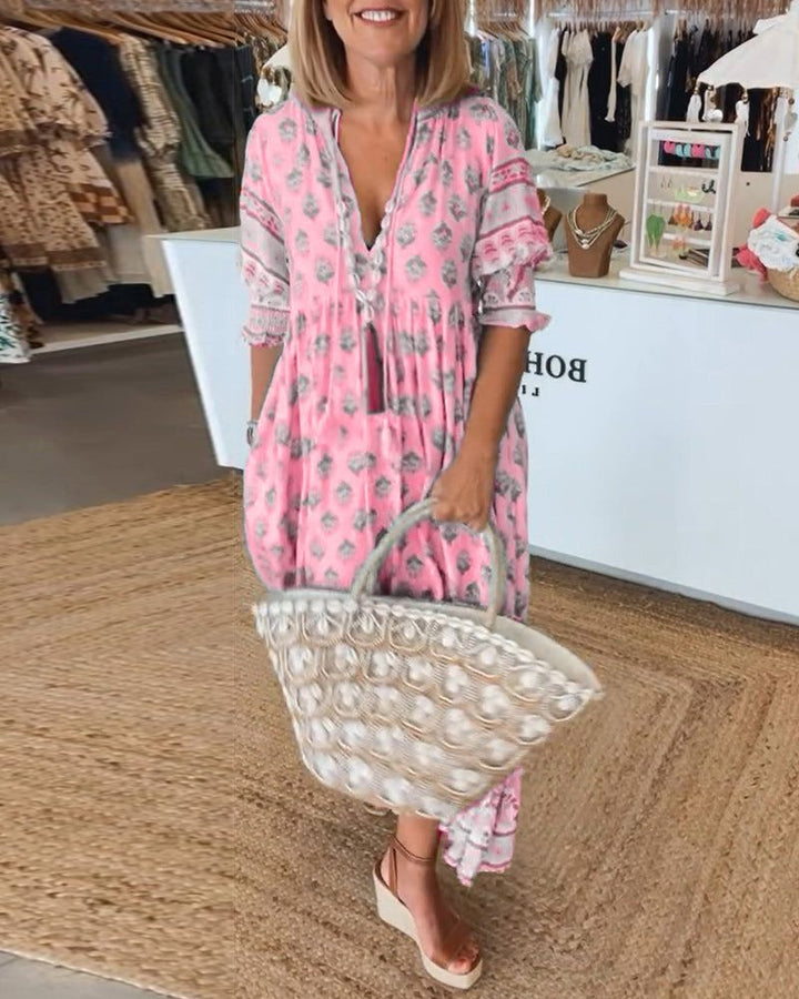 HILEY – CASUAL DRESS WITH PRINT