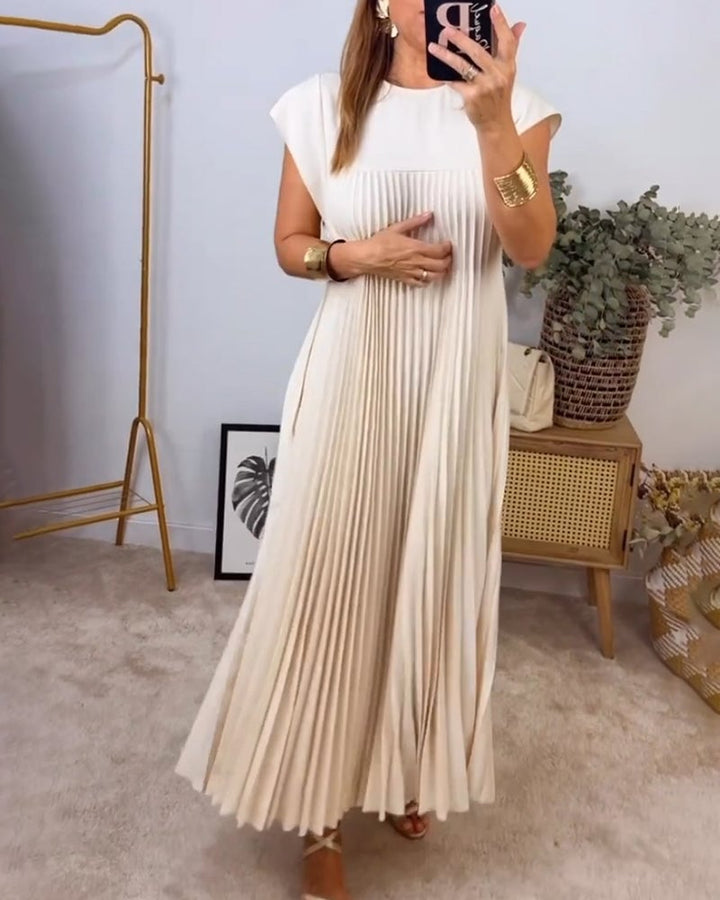 Jolienne Pleated Midi Dress