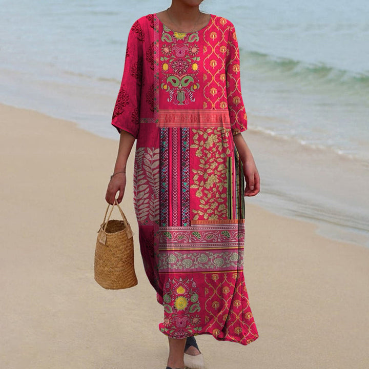 Adeleine – Flowy Ethnic Dress