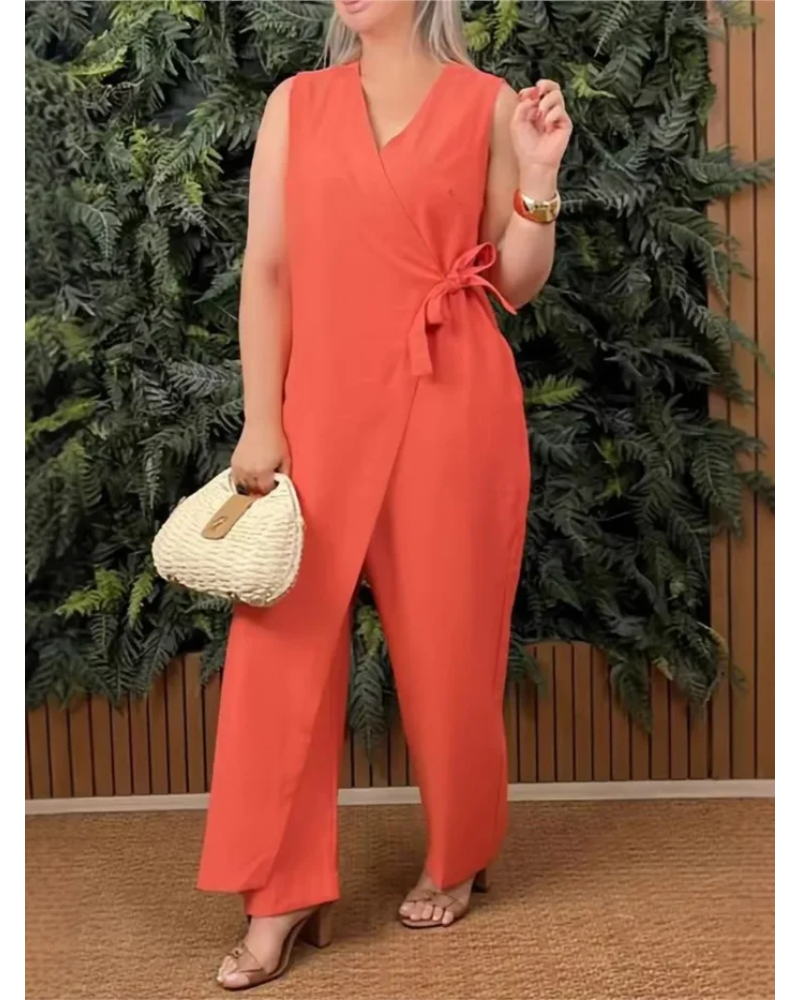 DERESA - VERSATILE JUMPSUIT WITH ADJUSTABLE WAIST