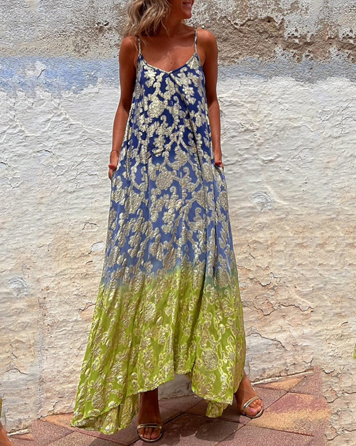 EREDES - Printed Bohemian Dress