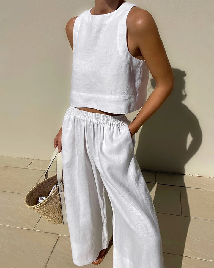 Sofia™ – Two-Piece Linen Set