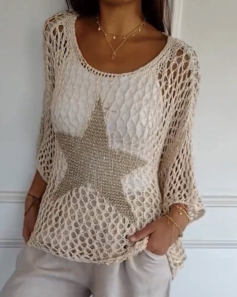 SALOE - TOP CHIC IN CROCHET