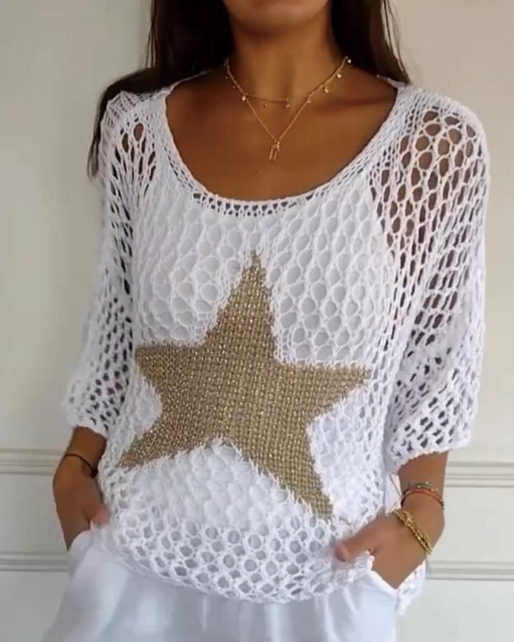 SALOE - TOP CHIC IN CROCHET
