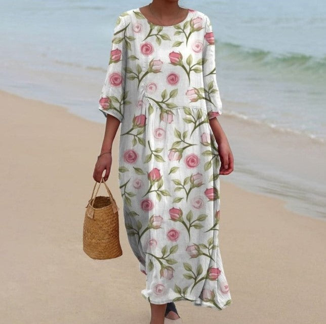 Adeleine – Flowy Ethnic Dress