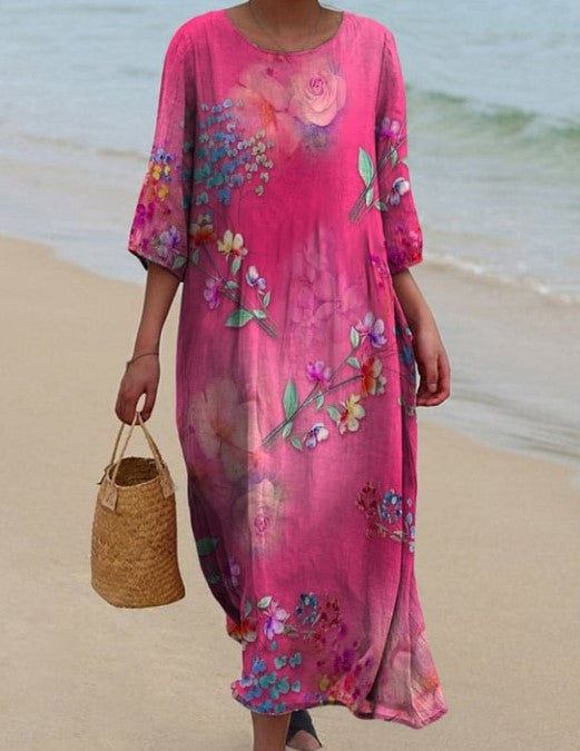 Adeleine – Flowy Ethnic Dress