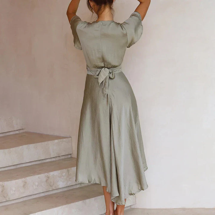 Clarice - Elegant Satin Dress