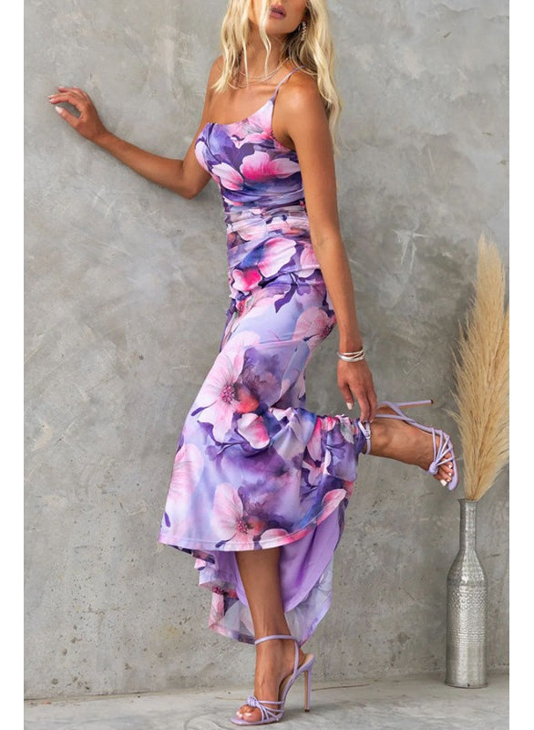 Lyxa Melbourne | Elara Watercolour Maxi Dress
