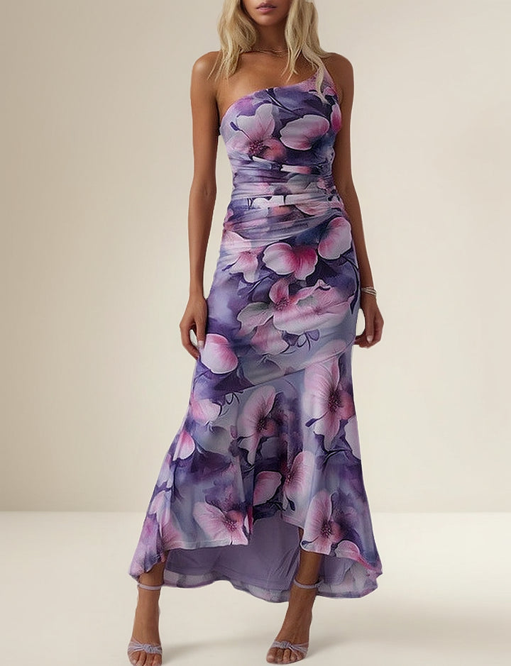 Lyxa Melbourne | Elara Watercolour Maxi Dress