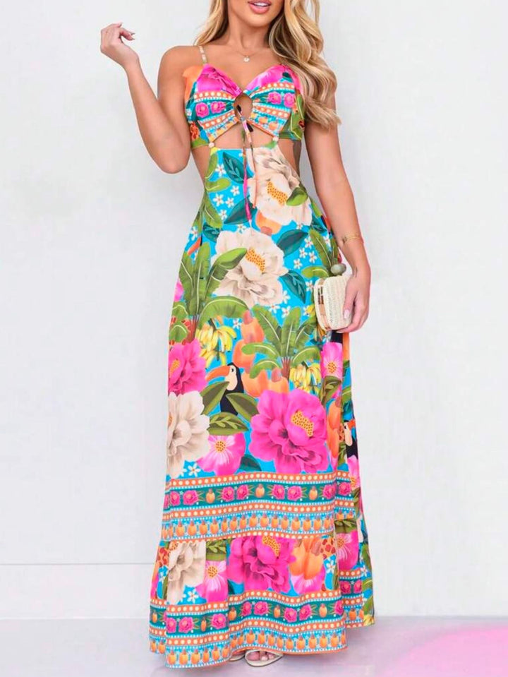 Lyxa Melbourne | Paola Tropical Toucan Maxi Dress